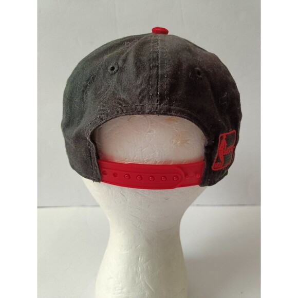 Miami Heat Hat Black Red Snapback Cap - Picture 5 of 11